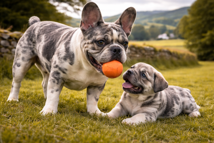 Blue Merle French Bulldog