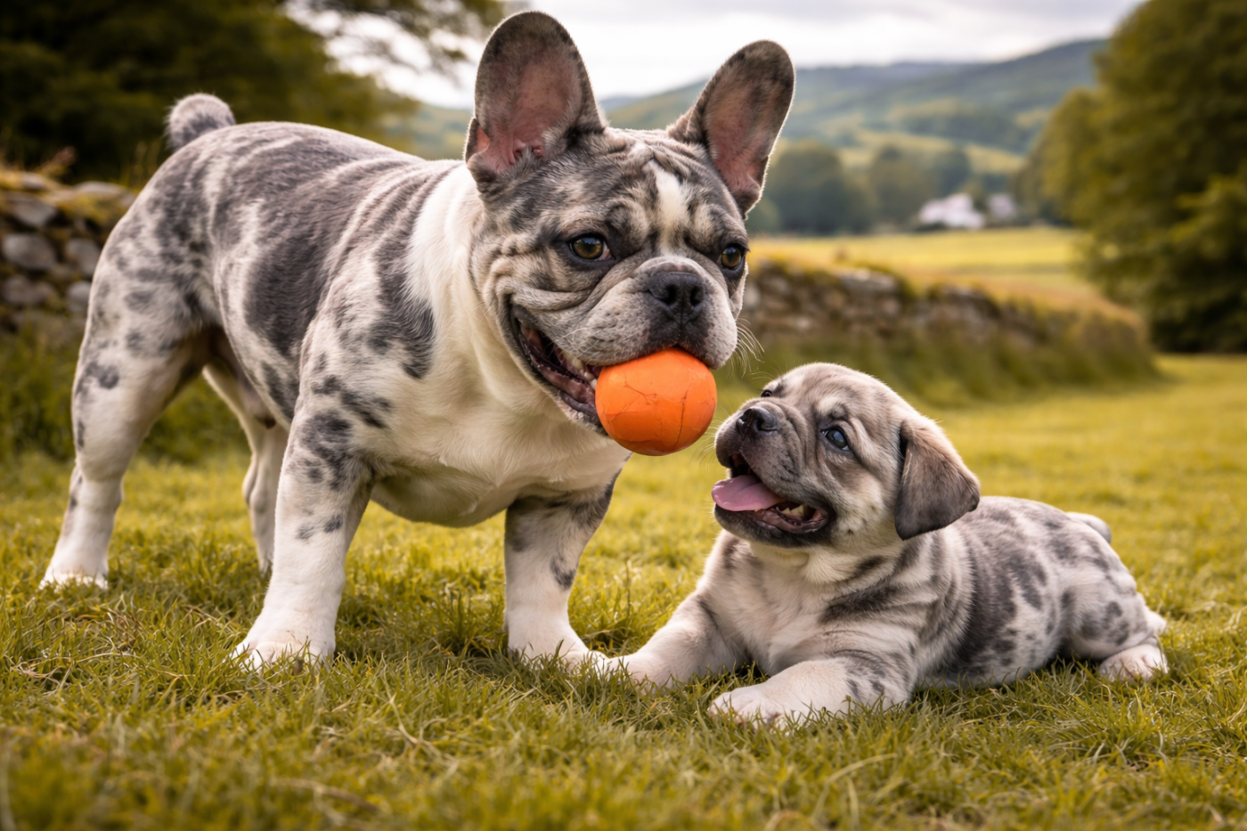 Blue Merle French Bulldog